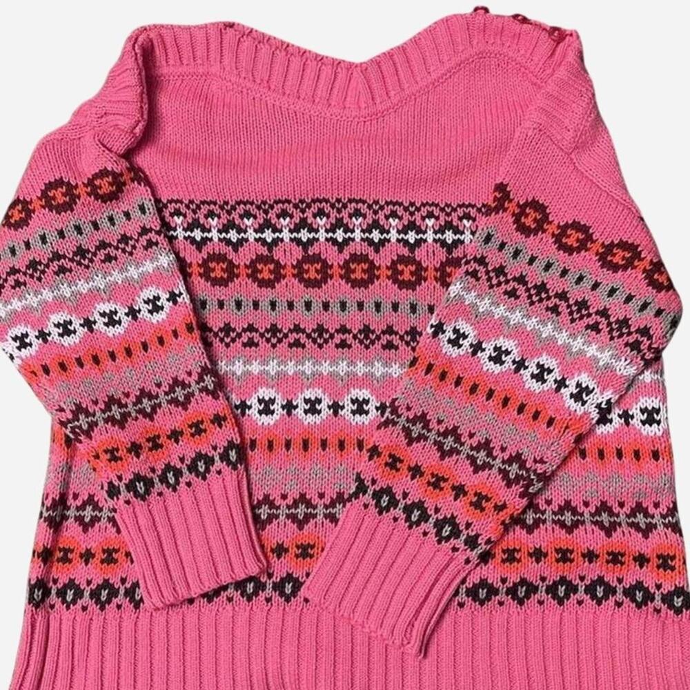 Pink BDG knit sweater with a relaxed fit size small